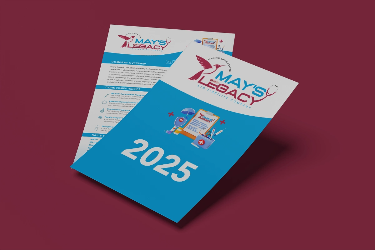 a preview image for may's legacy capability statement